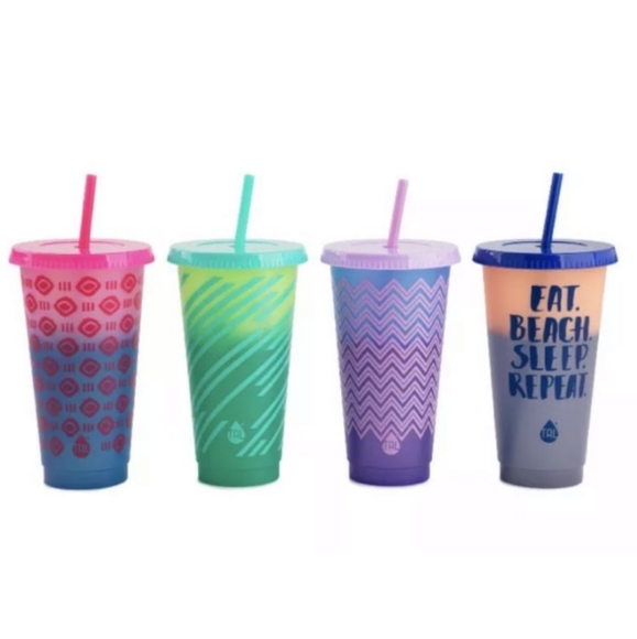 TAL color changing tumblers cups 24oz summer print - Picture 1 of 2